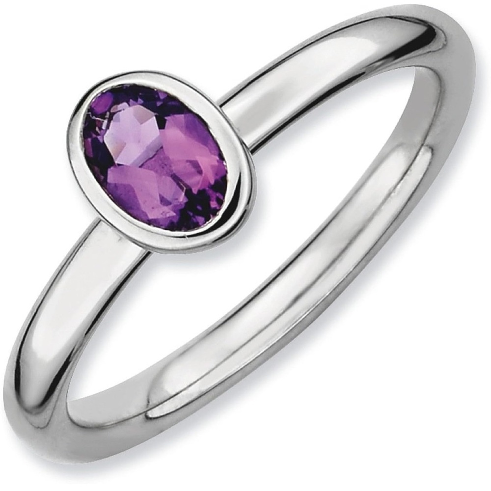 Set of 3 Stackable Gemstone Rings